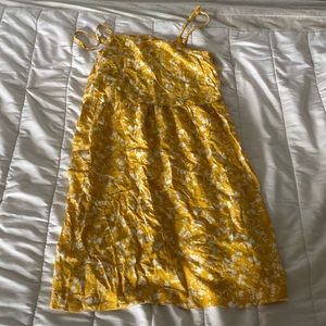 Kids yellow sun dress